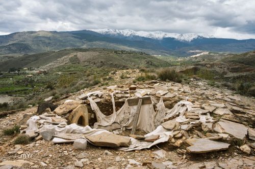 Necropolis calcolitica de Los Milanes foto  1-1 Abla Almeri Andalucía