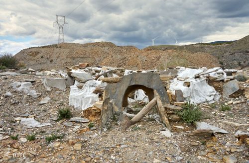Necropolis calcolitica de Los Milanes foto  1-2 Abla Almeri Andalucía
