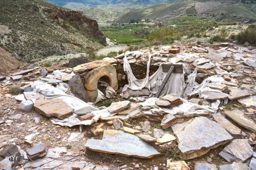Necropolis calcolitica de Los Milanes foto  1-3 Abla Almeri Andalucía