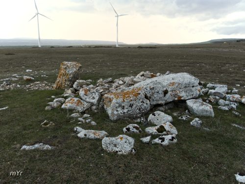 Menhir-La-Cuesta-del-molino-Valle-de-Valdelucio-Burgos Castilla y León