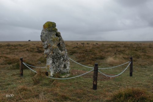Menhir Las Atalayas o La buena moza Avellanosa del Páramo Burgos Castilla y León