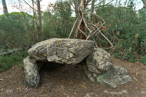 Dolmen de Can Mina dels Torrents Llanfrac  Girona. Cataluña