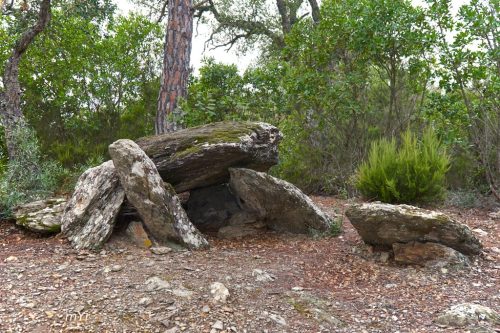 Dolmen de la Roca de l Aglà Sant Climent de Peralta, GironaCataluña