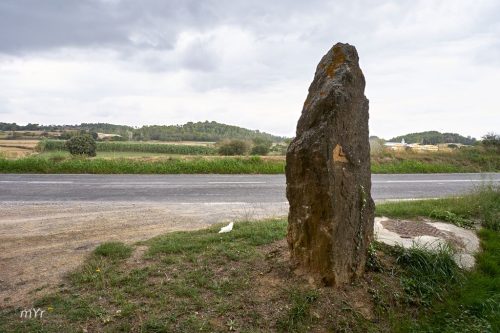 Menhir del Mas Gros Canapost  Girona Cataluña