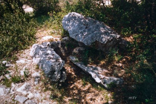 Dolmen del Serrat de Malpás Cabó Lleida. Cataluña