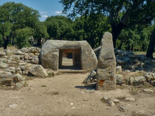 Necropolis Pranu Muttedu  tumba 2 Goni Cagliari Cerdeña-Italia
