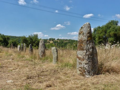 Aliniamiento de Biru 'e Concas F2 Sorgono  Nuoro Cerdeña-Italia