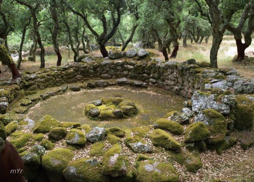 Sitio arquelogico Romanzesu F1 Bitti Nuoro Cerdeña-Italia