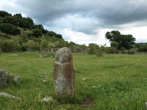 Menhirde La Pepina Valencia del Ventoso Badajoz Extremadura