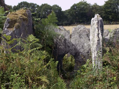 Allée couverte Coët-Correc F3 Mûr-de-Bretagne Pontivy Côtes-d'Armor Bretaña 