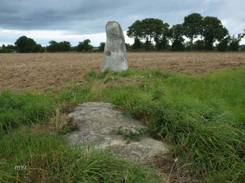 Menhiers Menhir de Klandy Ploumilliau Lannion Côtes-d'Armor Bretaña