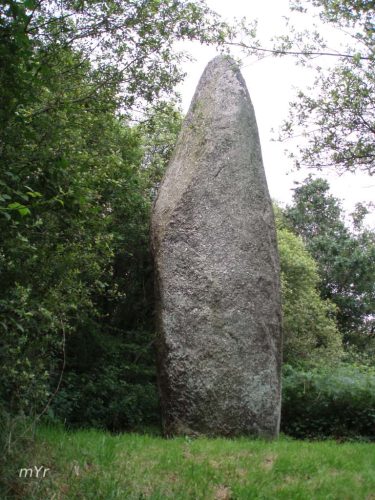 Menhir de Caillouan Plesidia Guingamp Côtes-d Armor Breetaña