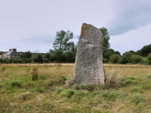 Menhir de Lianver Trédrez-Locquémeau Côtes-d'Armor Bretaña