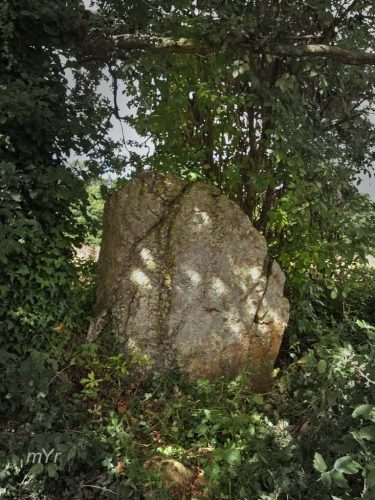Menhir de Menou-Glas F2 Landebaëron Guingamp Côtes-d'Armor Breteaña