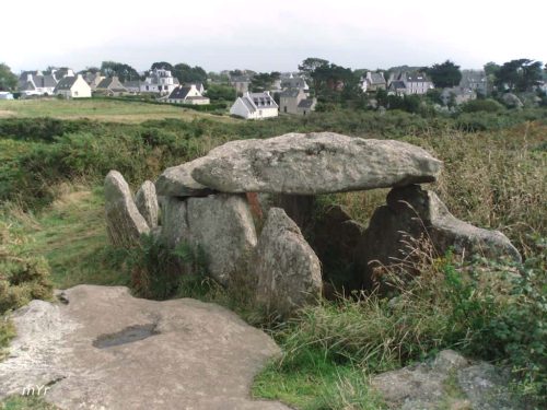 Allée couverte de la Pointe du Guilligui Ploudalmézeau Brest Finistère Bretaña