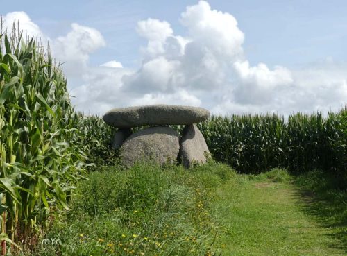 Dolmen de Pouillot F2 Porspoder  Brest Finistère Bretaña