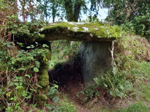 Dolmen de Quinoualc'h Berrien Morlaix Finistère Bretaña