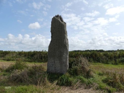 Menhhir de Mesdoun 1 Porspoder  Brest Finistère Bretaña