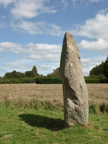 Menhir Kercordonner Moëlan-sur-Mer Lorient Finistère Bretaña