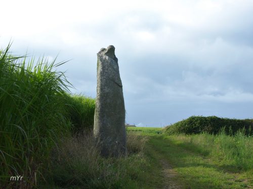 Menhir d Irvit Plouescat Morlaix Finistère Bretaña