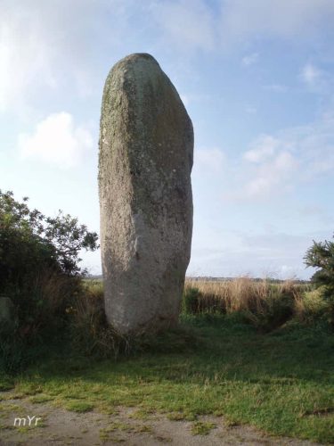 Menhir de Lannoulouarn Plouguin Brest Finistère Breataña