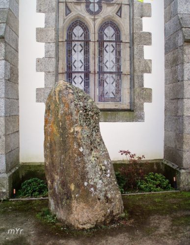 Menhir de Moelan sur mer  Lorient Finistère Bretaña