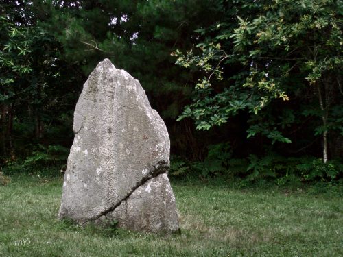 Menhir de Quélarn Plobannalec-Lesconi Quimper Finistère Bretaña