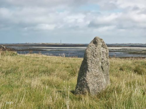 Menhir de l'Île-Tariec Landéda Brest Finistère Bretaña