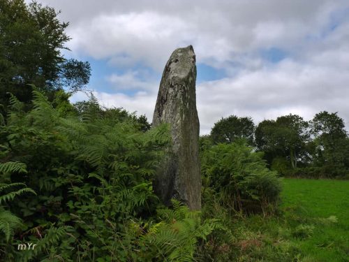 Menhir du Leintant Brénnilis Morlaix Finistère Bretaña