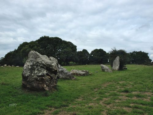 Alignements  de Lampouy F2 Médréac Dinan Ille-et-Vilaine Bretaña