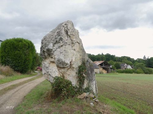 Menhir Dent de Gargantua Le Bourg-des-Comptes Rennes Ille-et-Vilaine Bretaña