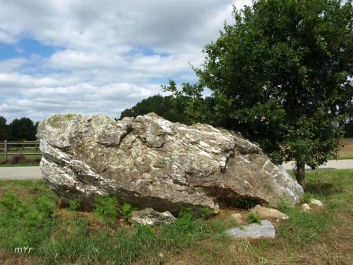 Alineamiento de le Pas de Gargantua  Redon Morbihan Bretaña