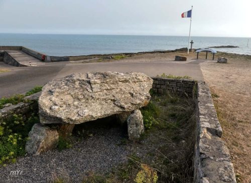 Dolmen Port-aux-Moines Saint-Gildas-de-Rhuys Vannes Morbihan Bretaña
