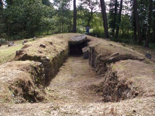 Dolmen de Kerlescan  Carnac Vannes Morbhian Bretaña