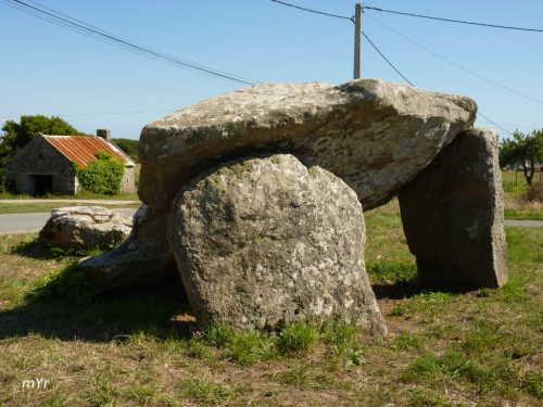 Dolmen de Kerrochh Plouharnel Lorient Morbihan  Bretaña