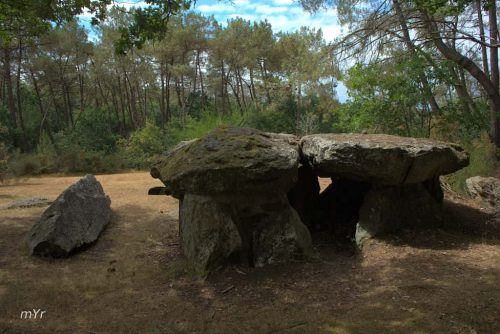 Dolmen  des Tablettes F2 Cournon Redon Morbihan Bretaña