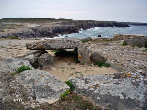 Dolmenes Porz Gwen, F1 Saint-Pierre  Quiberon Lorient Morbhian Bretaña
