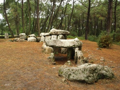 Dolmenes de Mané-Kerioned 3 y 1 Carnac Vannes Morbihan
