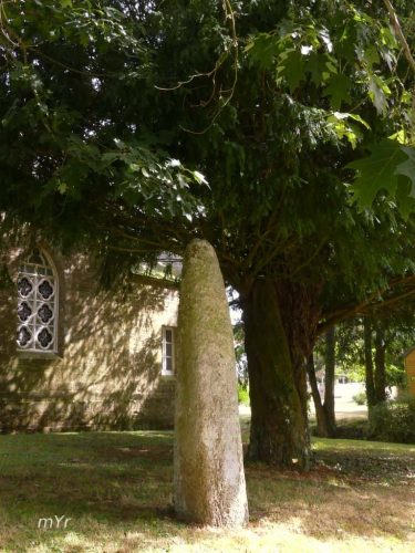 Estela-de-la-chapelle-de-Le-Moustoir-Saint-Jean-Brévelay-Vannes-Morbihan Bretaña