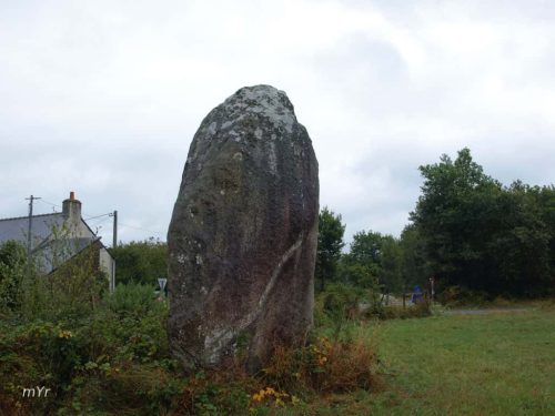 Menhir La Pierre Longue Pluherlin Redon Morbihan Bretaña