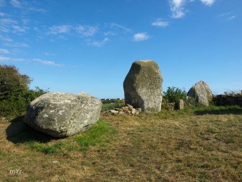 Alineamiento  Vieux-Moulin F2 Plouharnel Lorient Morbihan Bretaña