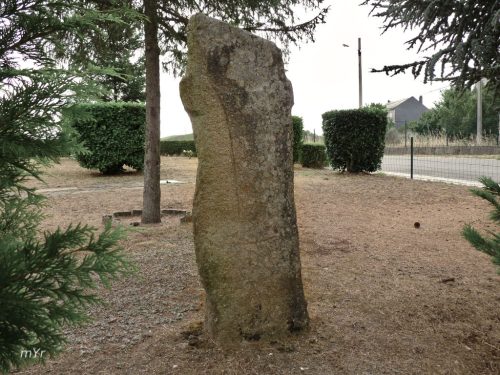 Estatua menhir do Tameirón A Gudiña Ourense Galicia