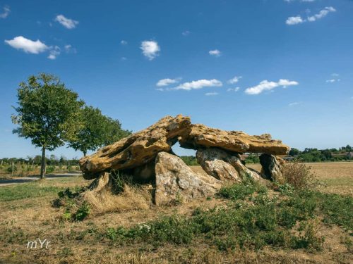 Dolmen  la Pierre-Levée Neuville-de-Poitou Poitiers Vienne Nueva Aquitania