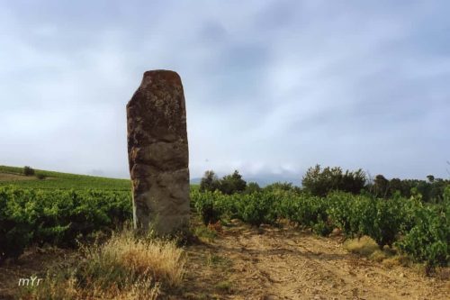 Menhir de Malvés Malves-en-Minervois Carcasona Aude Ocitania
