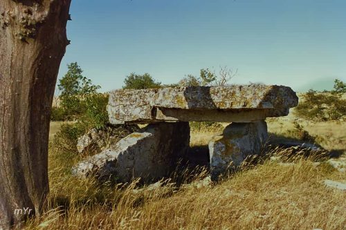 Dolmen de Jonquet La-Cavaleira Millau Aveyron Occitania 