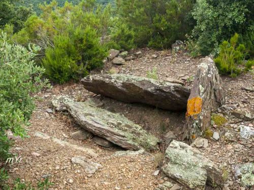 Dolmen--Les-Mouillères-Saint-Michel-de-Llotes Prades Pirineos Orientales