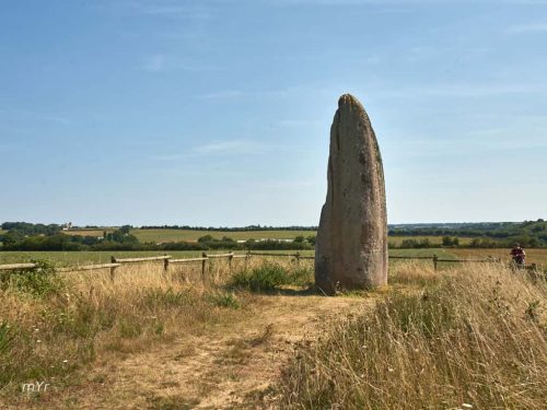 Menhir La Grande Pierre Levée de la Bretellière  Saint-Macaire-en-Mauges Maine-et-Loire País de la Loire