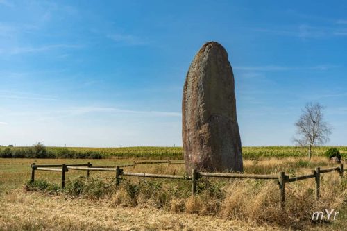 Menhir-La-Grande-Pierre-Levée-de-la-Bretetellière-Cholet--Maine-et-Loire País del Loira